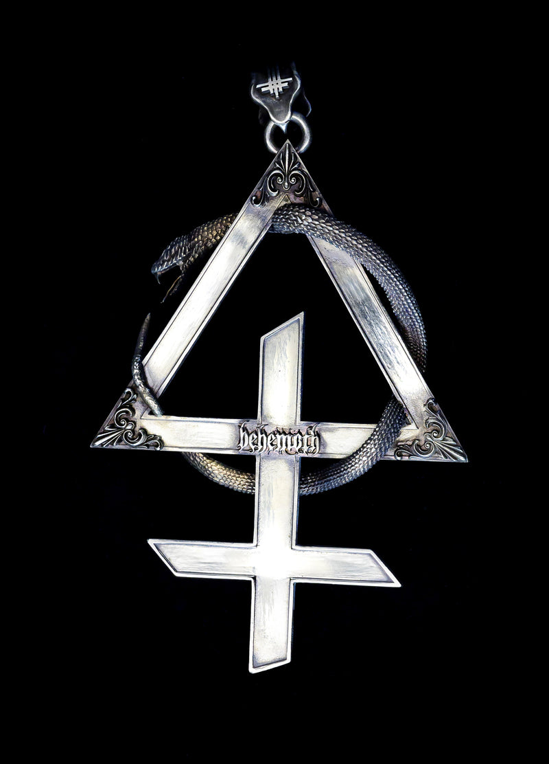 Behemoth Snake Triangle Pendant