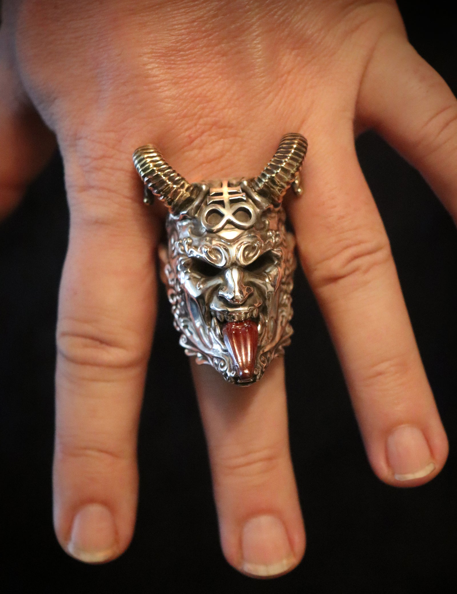 【LOOT】Devil’s Luck リング swedish LOOT Devil's Luck Ring Swedish One of a Kind Lucky Amulet | eBay